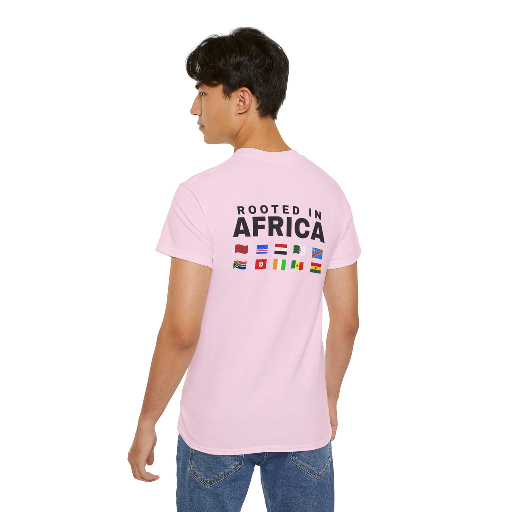 World Game 26 Ready T‑Shirt — "Rooted in Africa" Flag Graphic Tee