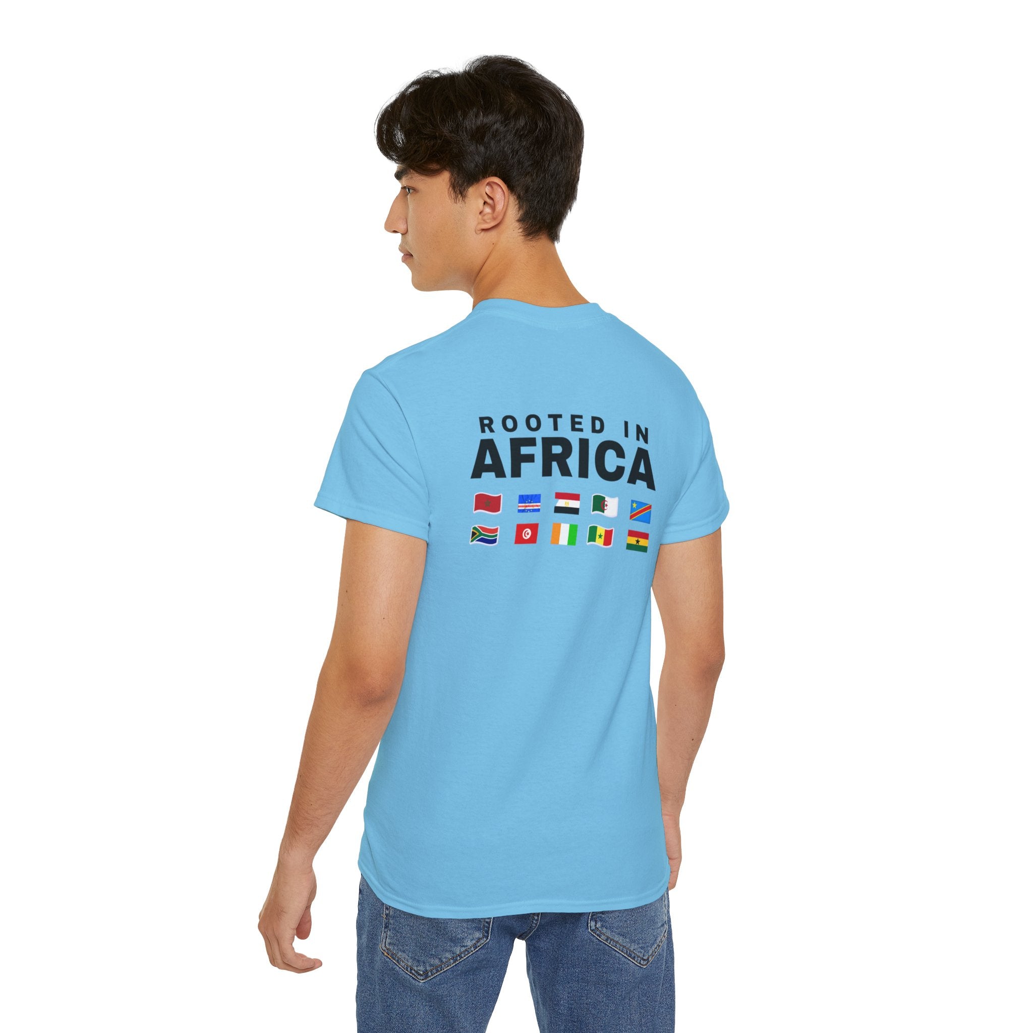 World Game 26 Ready T‑Shirt — "Rooted in Africa" Flag Graphic Tee