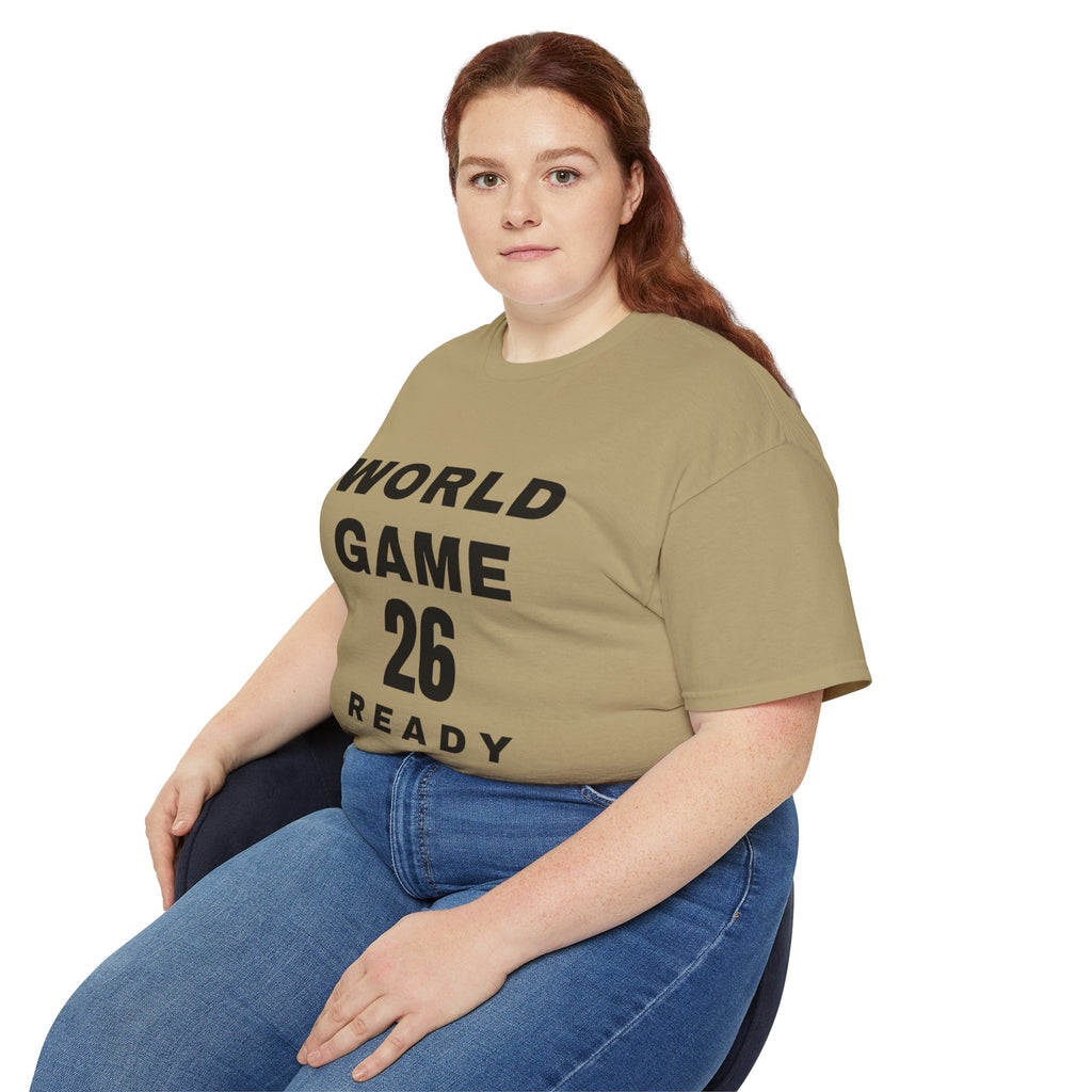 World Game 26 Ready T‑Shirt — "Rooted in Africa" Flag Graphic Tee