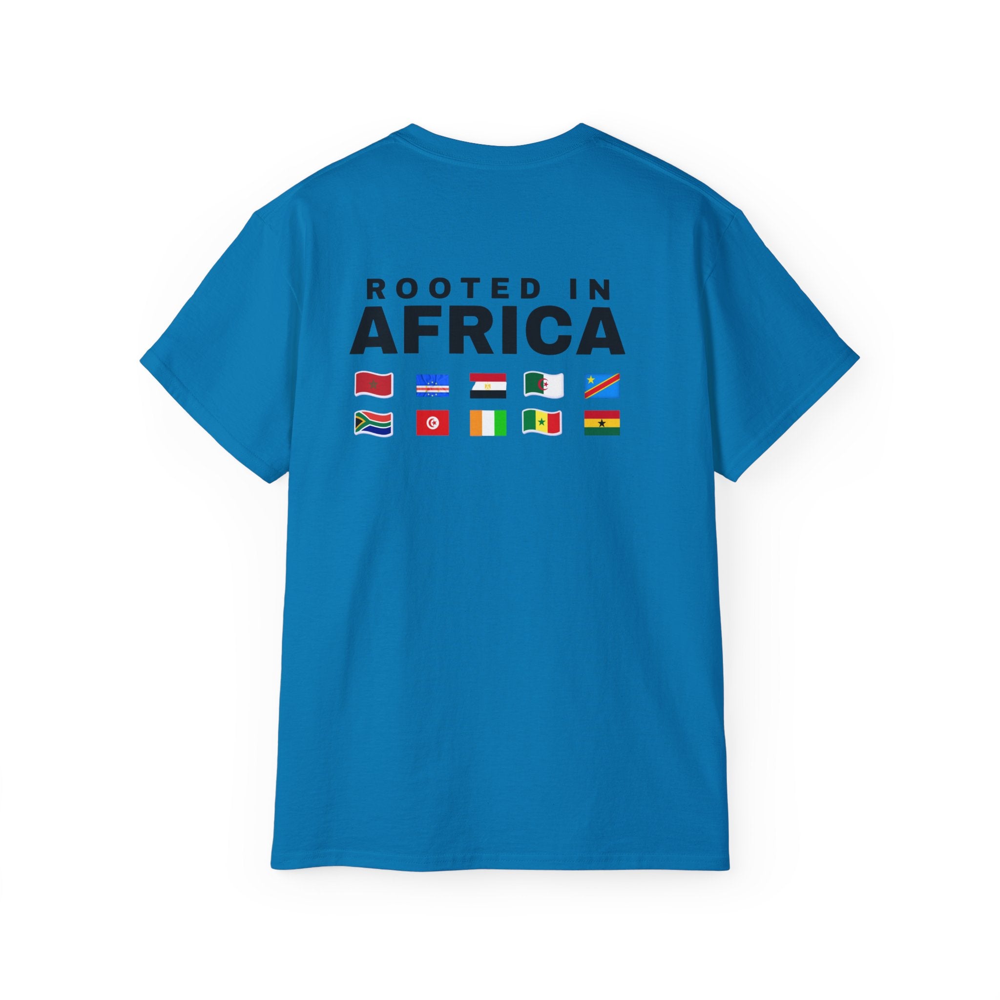 World Game 26 Ready T‑Shirt — "Rooted in Africa" Flag Graphic Tee