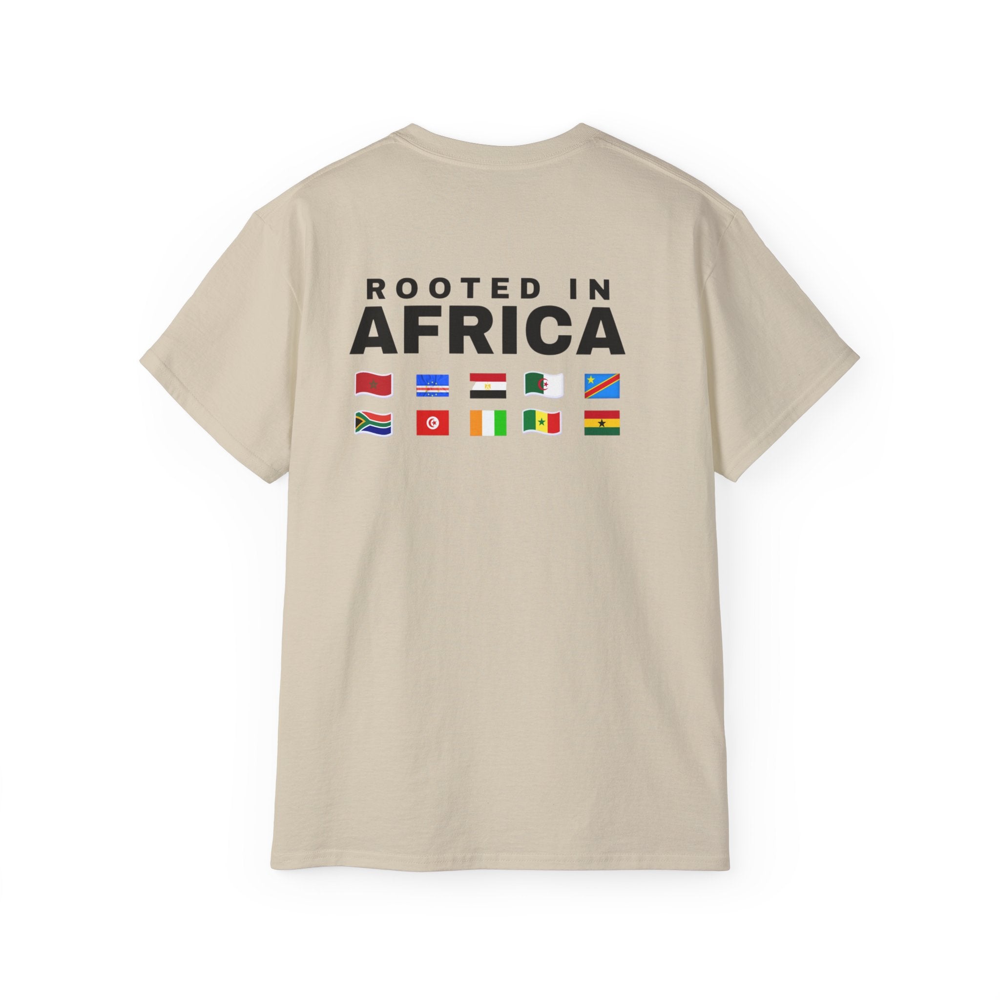 World Game 26 Ready T‑Shirt — "Rooted in Africa" Flag Graphic Tee