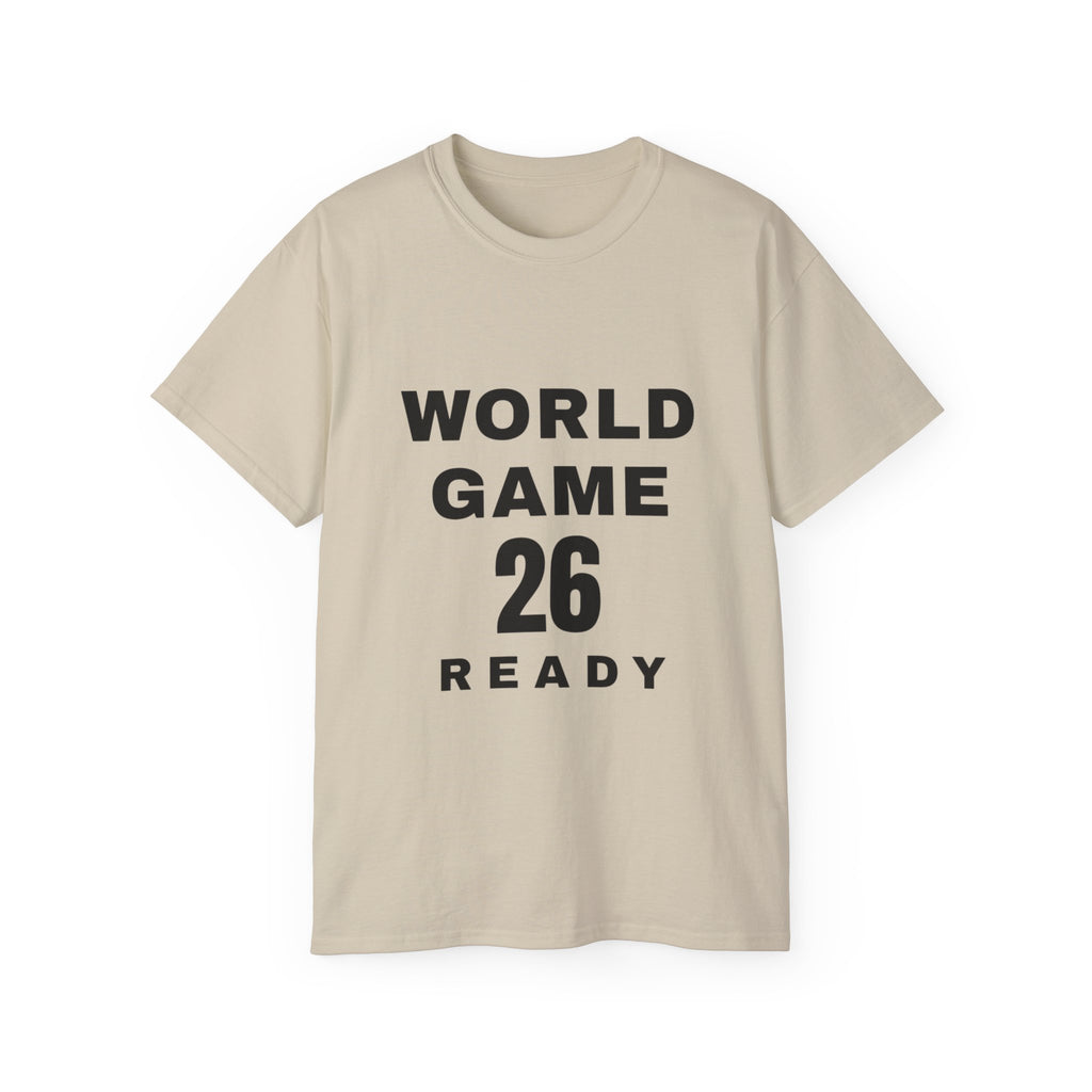 World Game 26 Ready T‑Shirt — "Rooted in Africa" Flag Graphic Tee