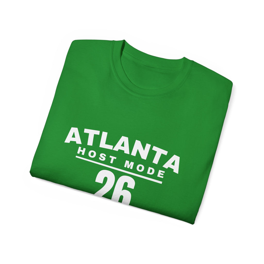 Atlanta Host Mode 26 Tee — 'No Days Off' Back Print