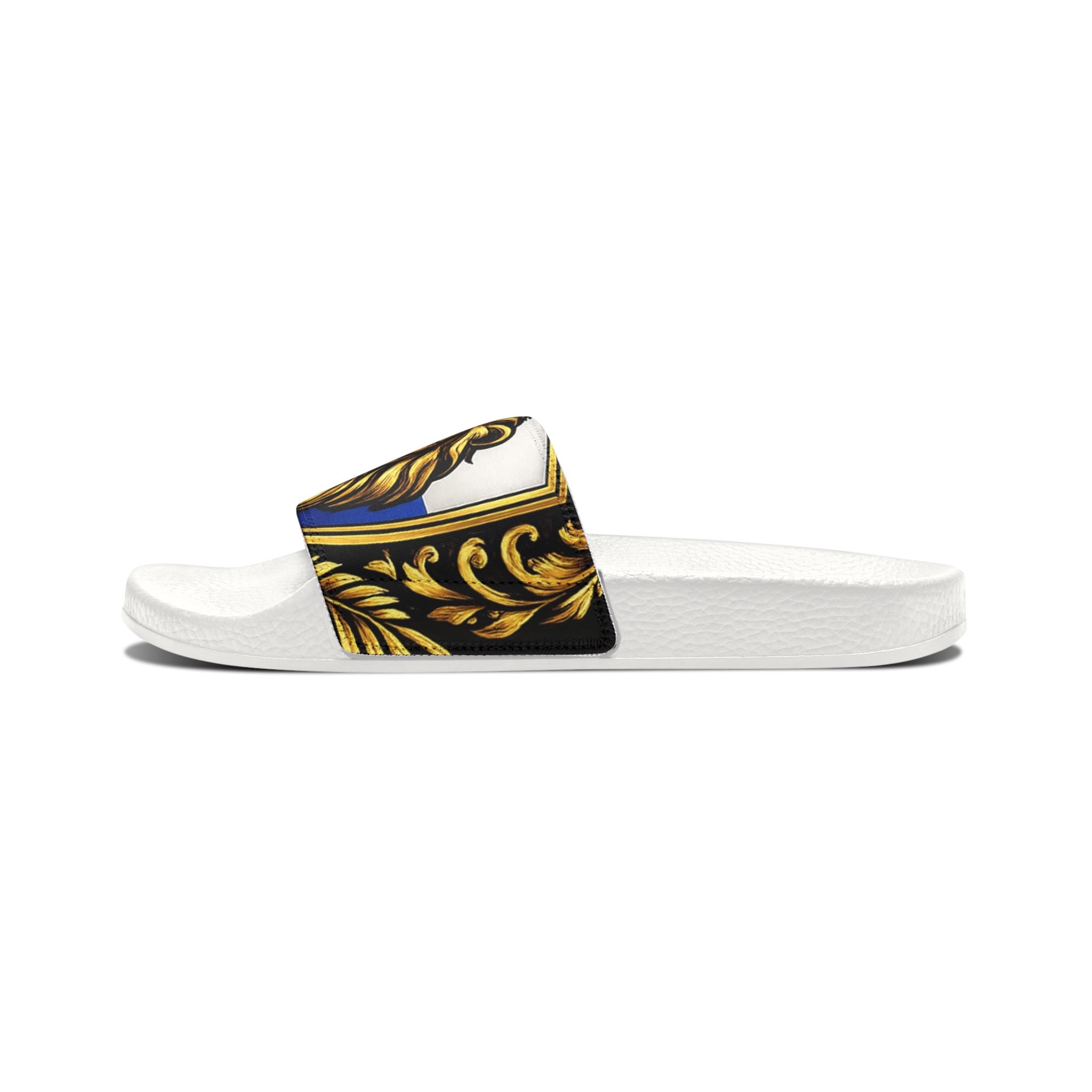 Salone Lion Crest Slide Sandals — Removable Strap Men’s Pool Slides