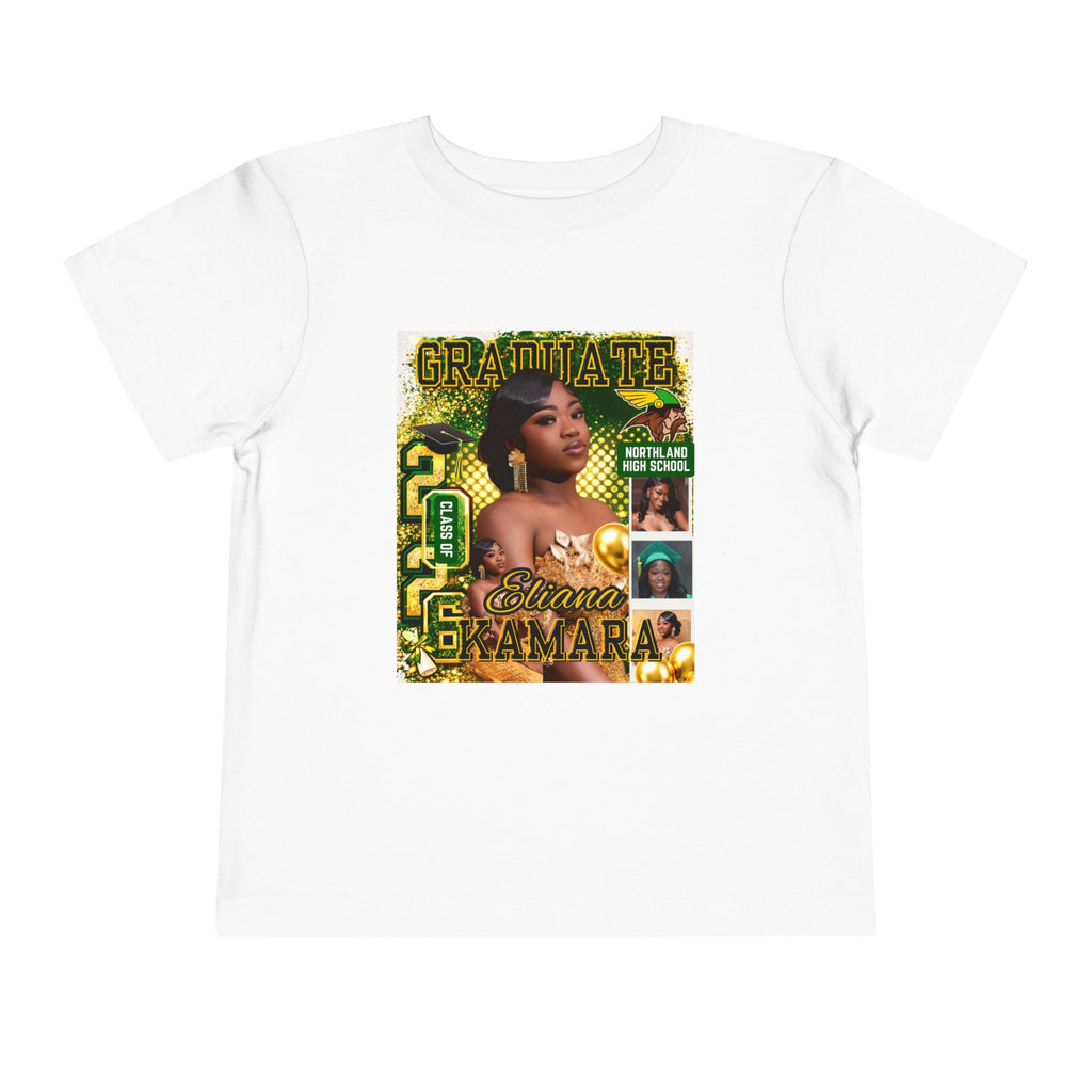 Toddler Tee – Custom Graduation Photo 'Graduation' Keepsake