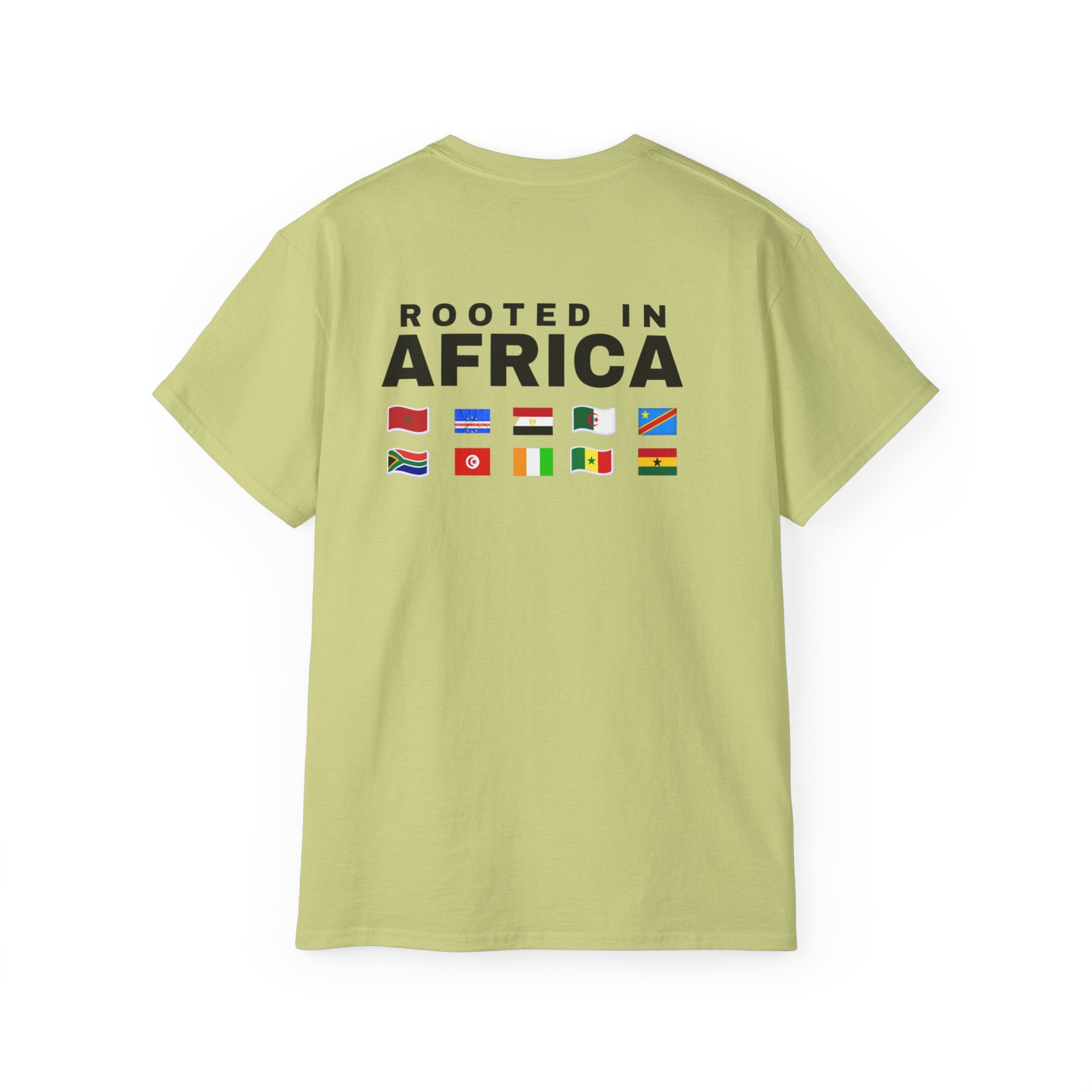 World Game 26 Ready T‑Shirt — "Rooted in Africa" Flag Graphic Tee