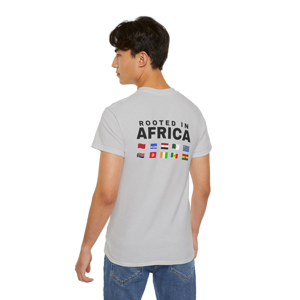 World Game 26 Ready T‑Shirt — "Rooted in Africa" Flag Graphic Tee