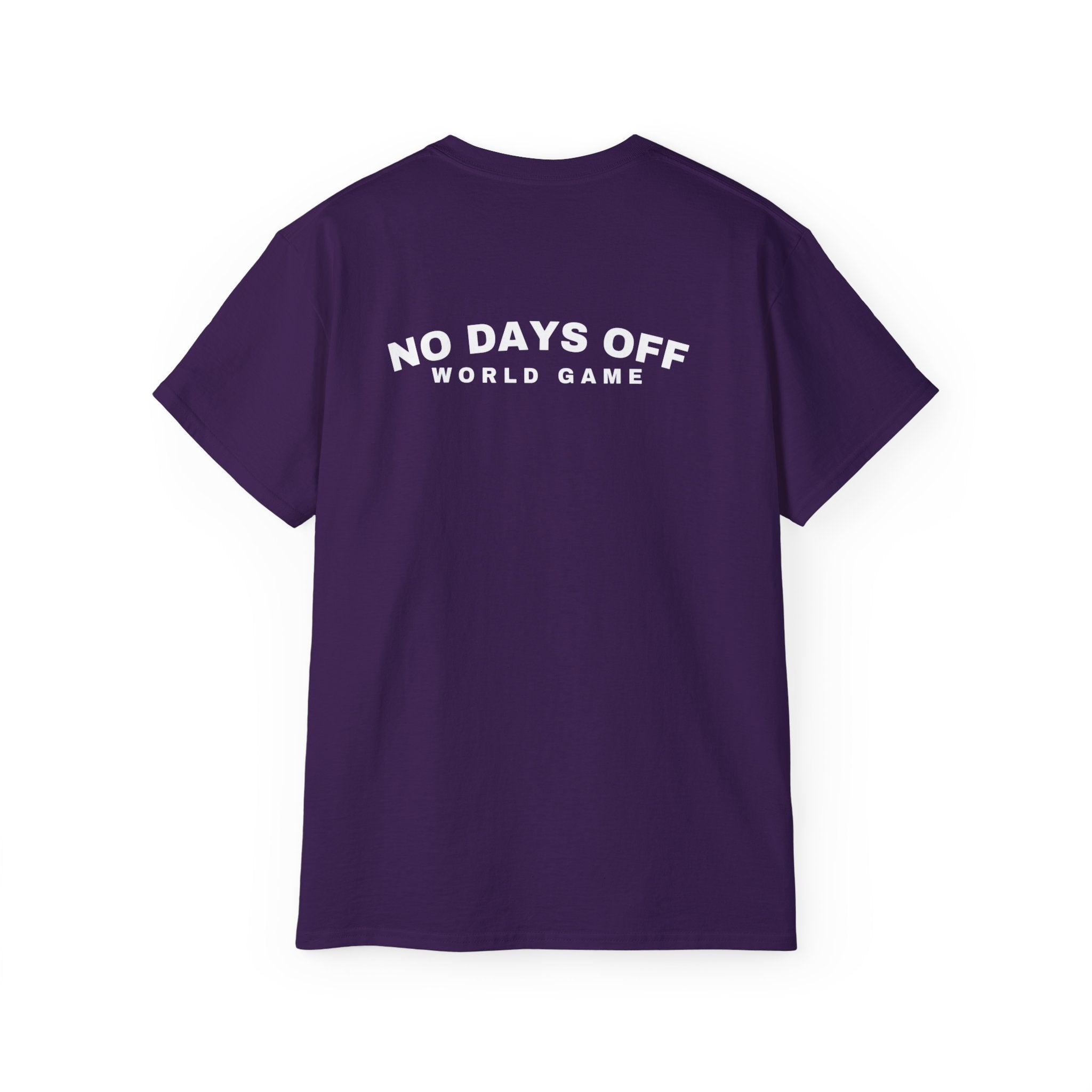 Atlanta Host Mode 26 Tee — 'No Days Off' Back Print