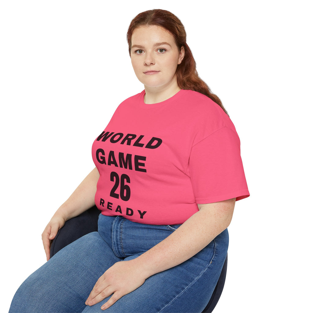 World Game 26 Ready T‑Shirt — "Rooted in Africa" Flag Graphic Tee