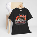 Fire Twins Flame Logo T-Shirt — "Sounds of Praize" Graphic Tee