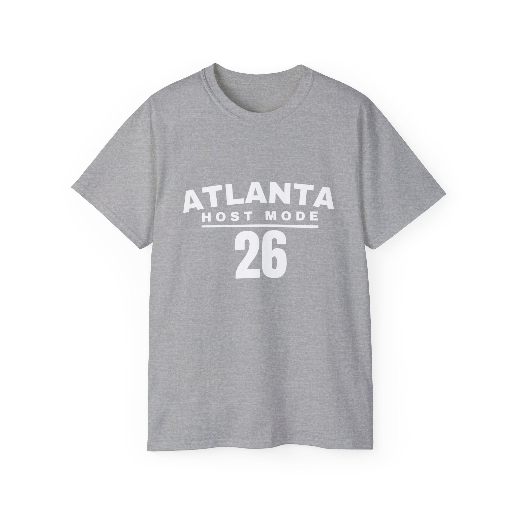 Atlanta Host Mode 26 Tee — 'No Days Off' Back Print