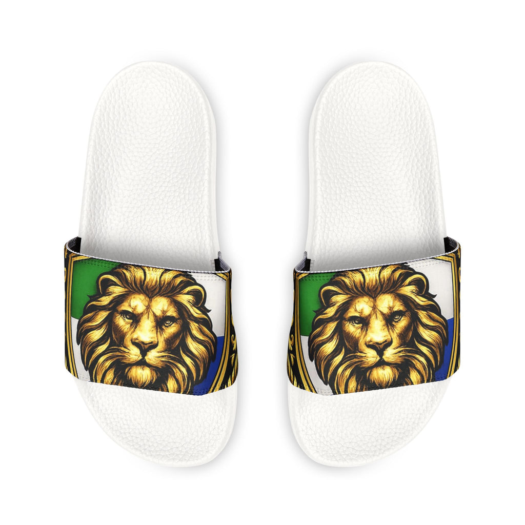 Salone Lion Crest Slide Sandals — Removable Strap Men’s Pool Slides