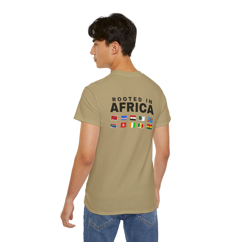 World Game 26 Ready T‑Shirt — "Rooted in Africa" Flag Graphic Tee