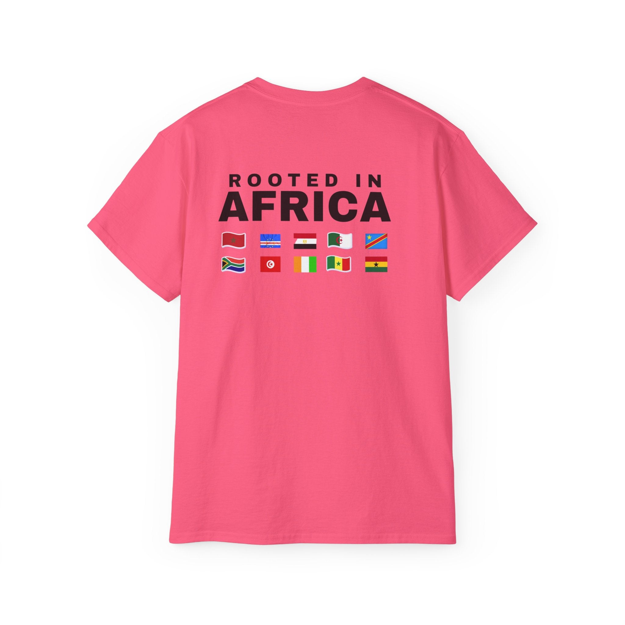 World Game 26 Ready T‑Shirt — "Rooted in Africa" Flag Graphic Tee