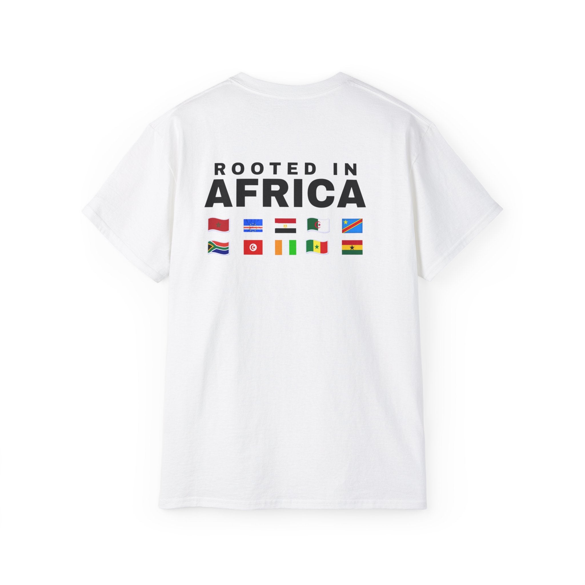 World Game 26 Ready T‑Shirt — "Rooted in Africa" Flag Graphic Tee