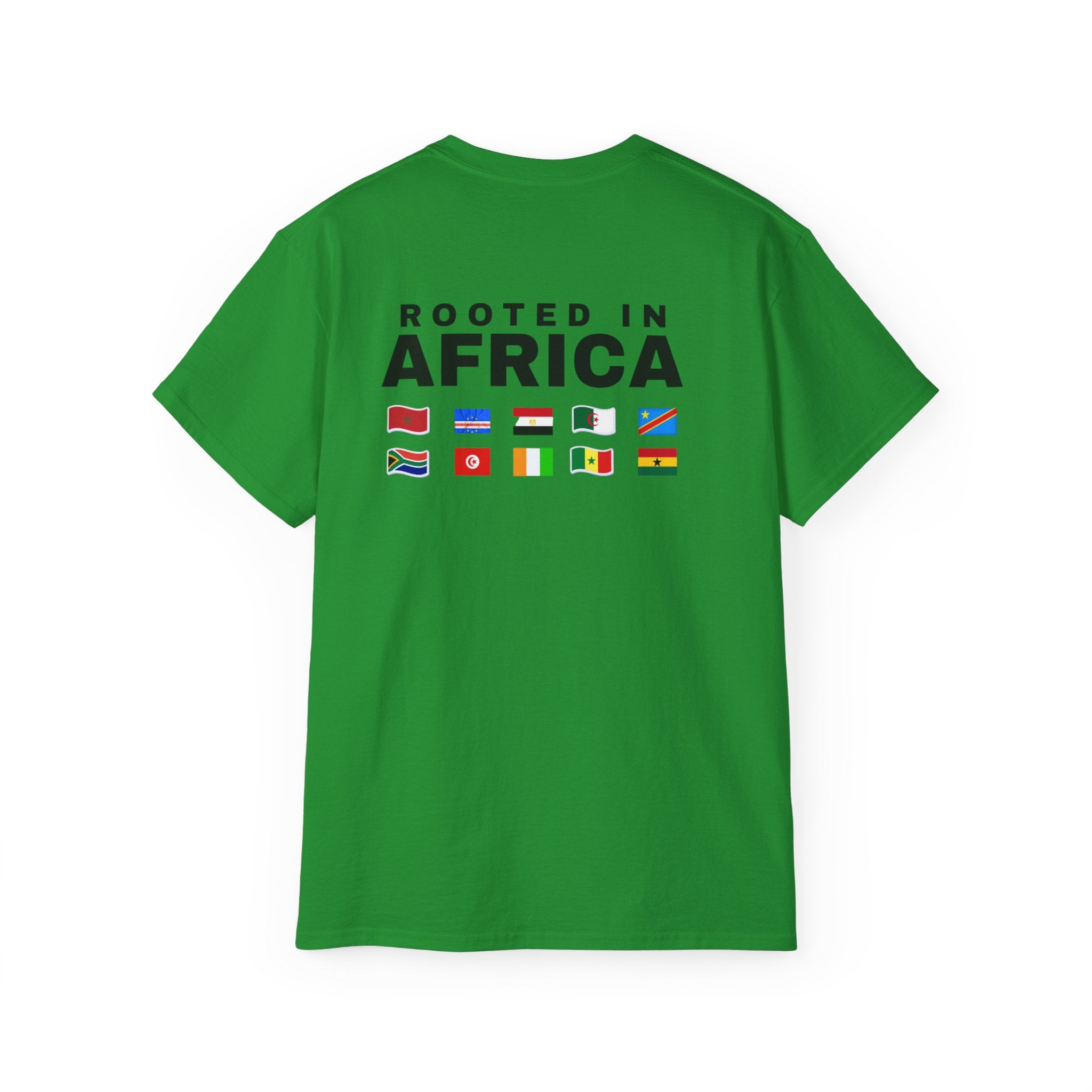 World Game 26 Ready T‑Shirt — "Rooted in Africa" Flag Graphic Tee