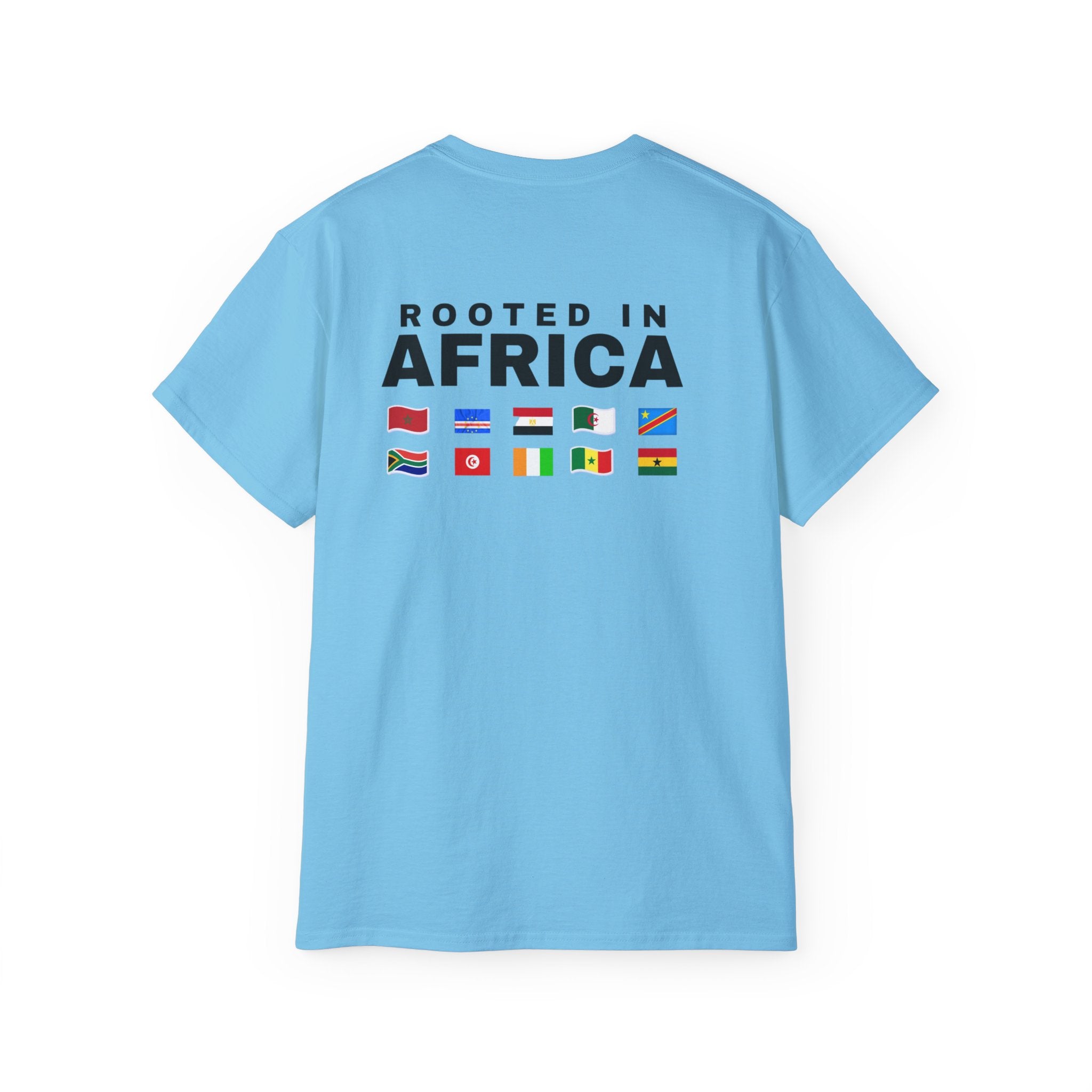 World Game 26 Ready T‑Shirt — "Rooted in Africa" Flag Graphic Tee