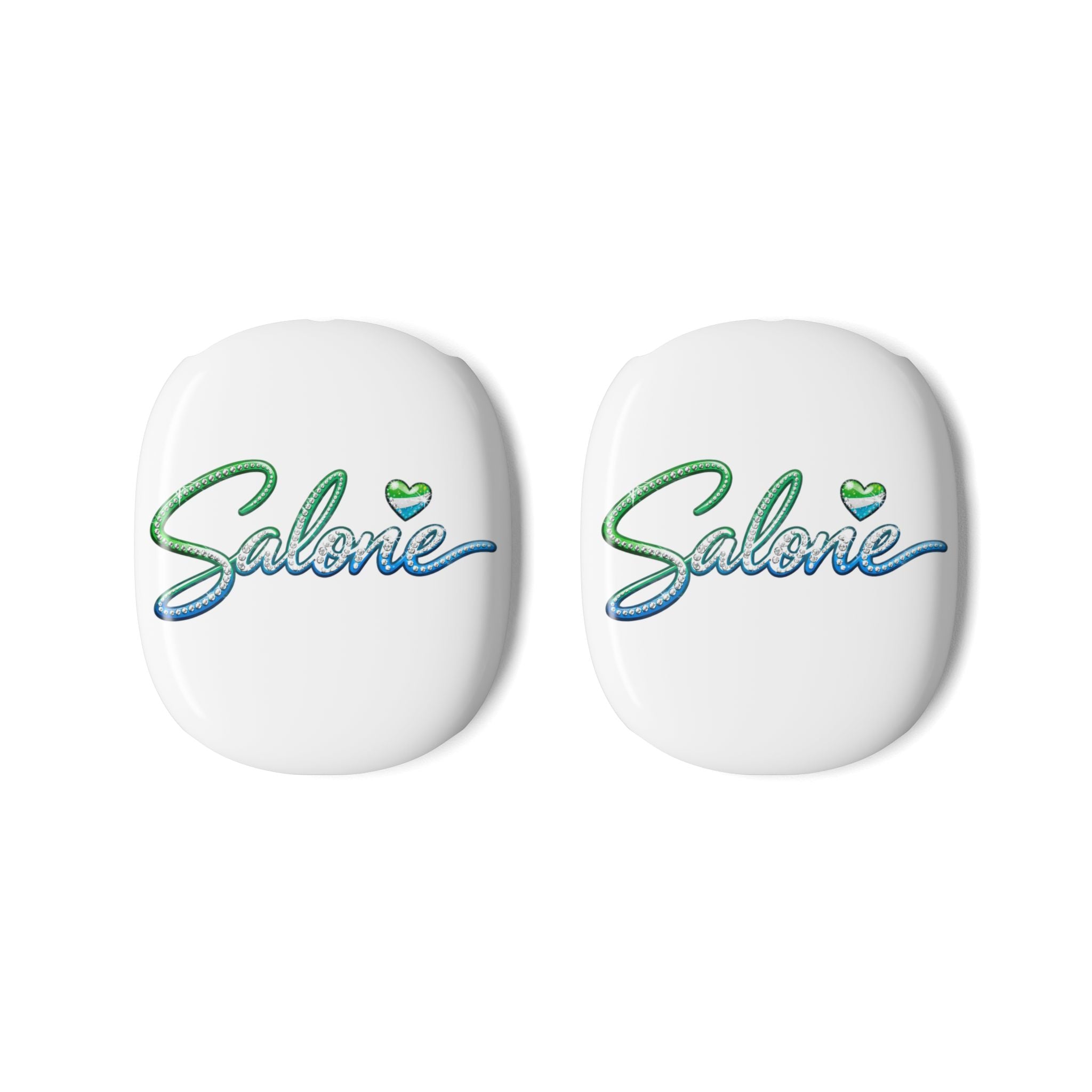 AirPod Max Case — "Salone" Script Design with Heart