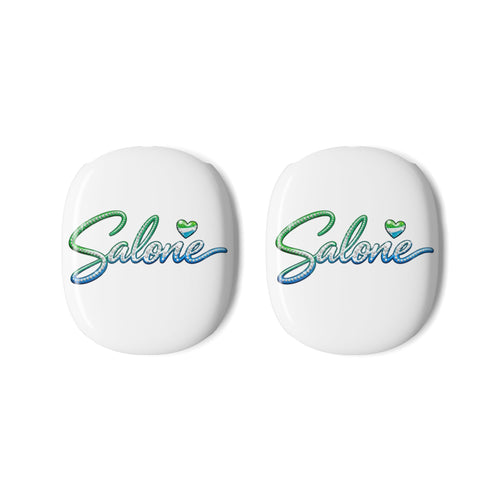 AirPod Max Case — "Salone" Script Design with Heart