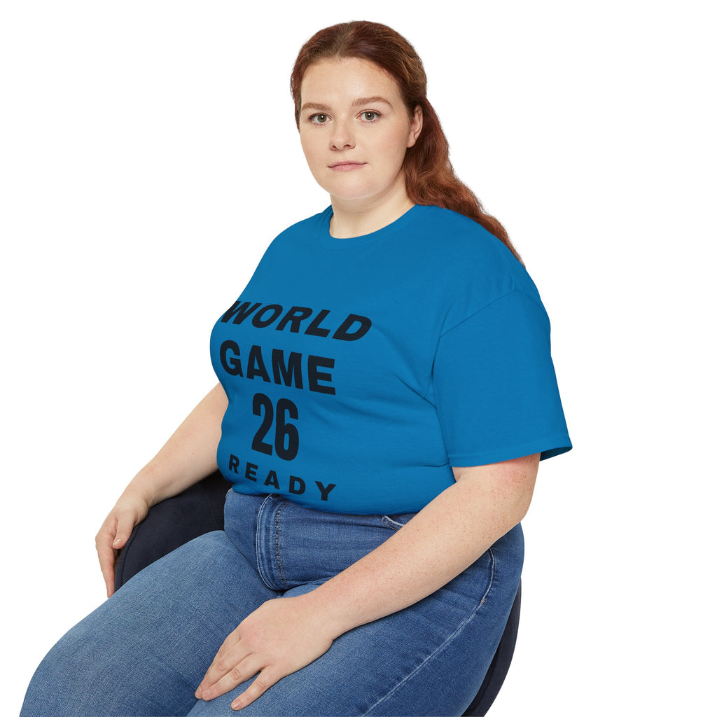 World Game 26 Ready T‑Shirt — "Rooted in Africa" Flag Graphic Tee