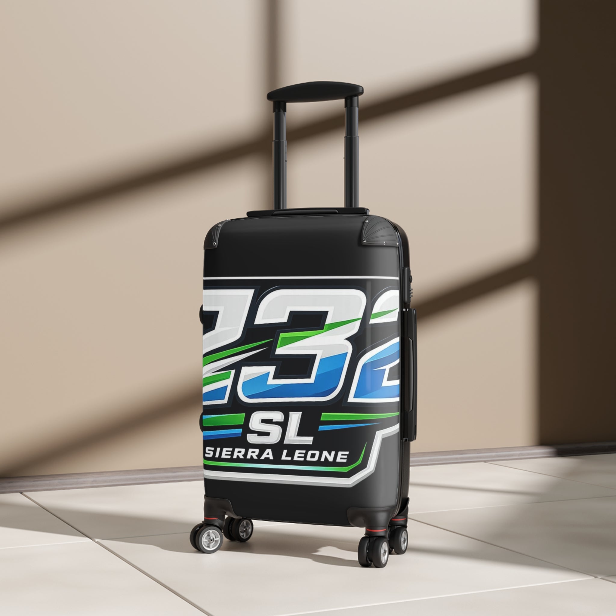 Suitcase — Sierra Leone Racing Number 232 Travel Luggage