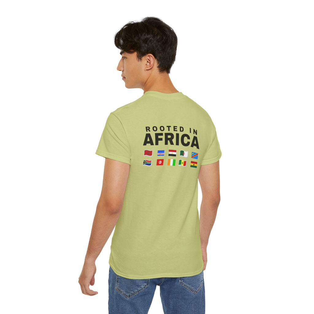 World Game 26 Ready T‑Shirt — "Rooted in Africa" Flag Graphic Tee