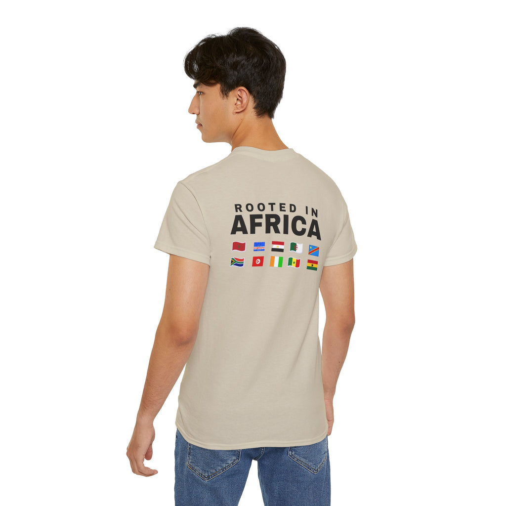 World Game 26 Ready T‑Shirt — "Rooted in Africa" Flag Graphic Tee