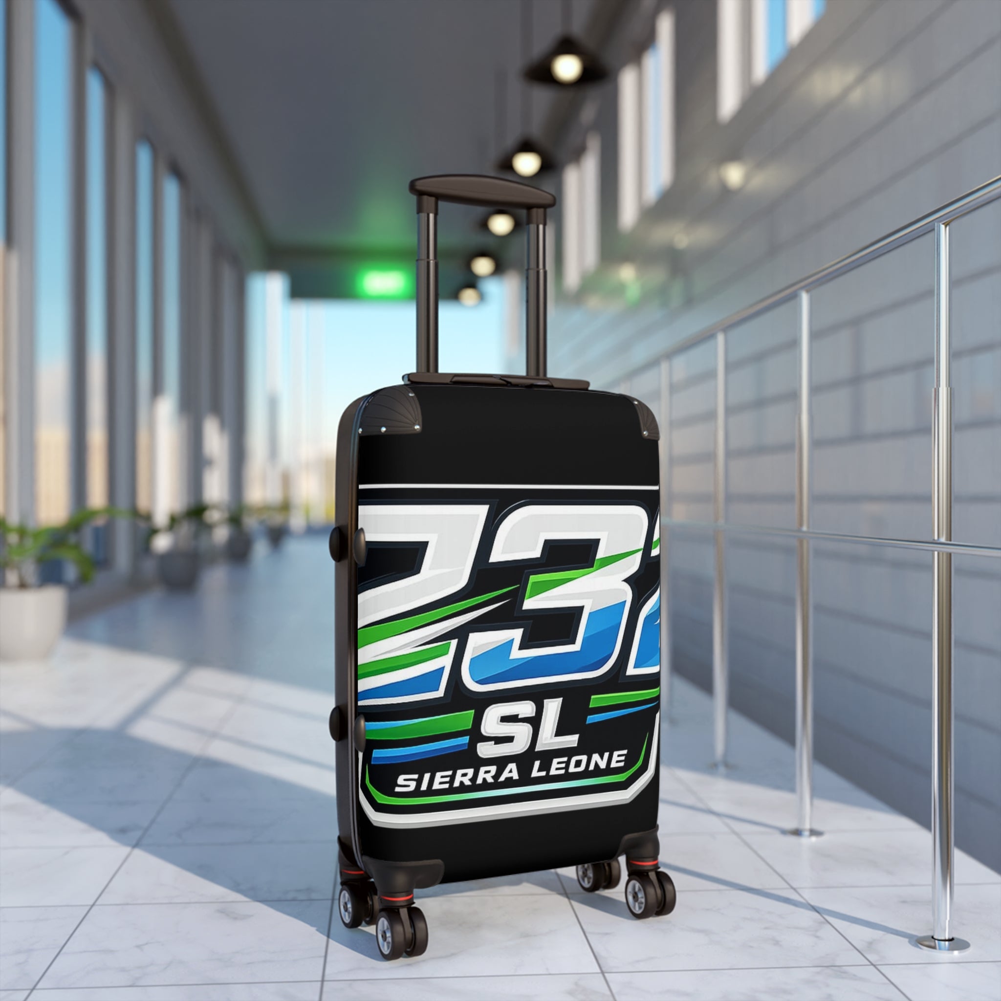 Suitcase — Sierra Leone Racing Number 232 Travel Luggage