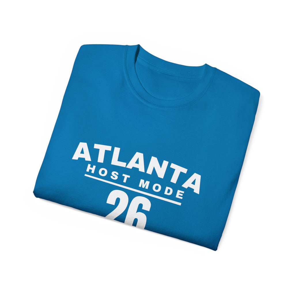 Atlanta Host Mode 26 Tee — 'No Days Off' Back Print