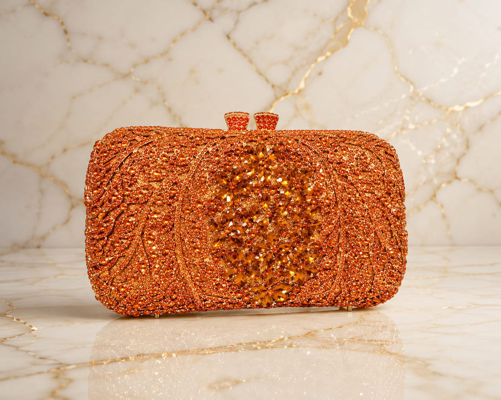Woman's Rhinestone Clutch Purse