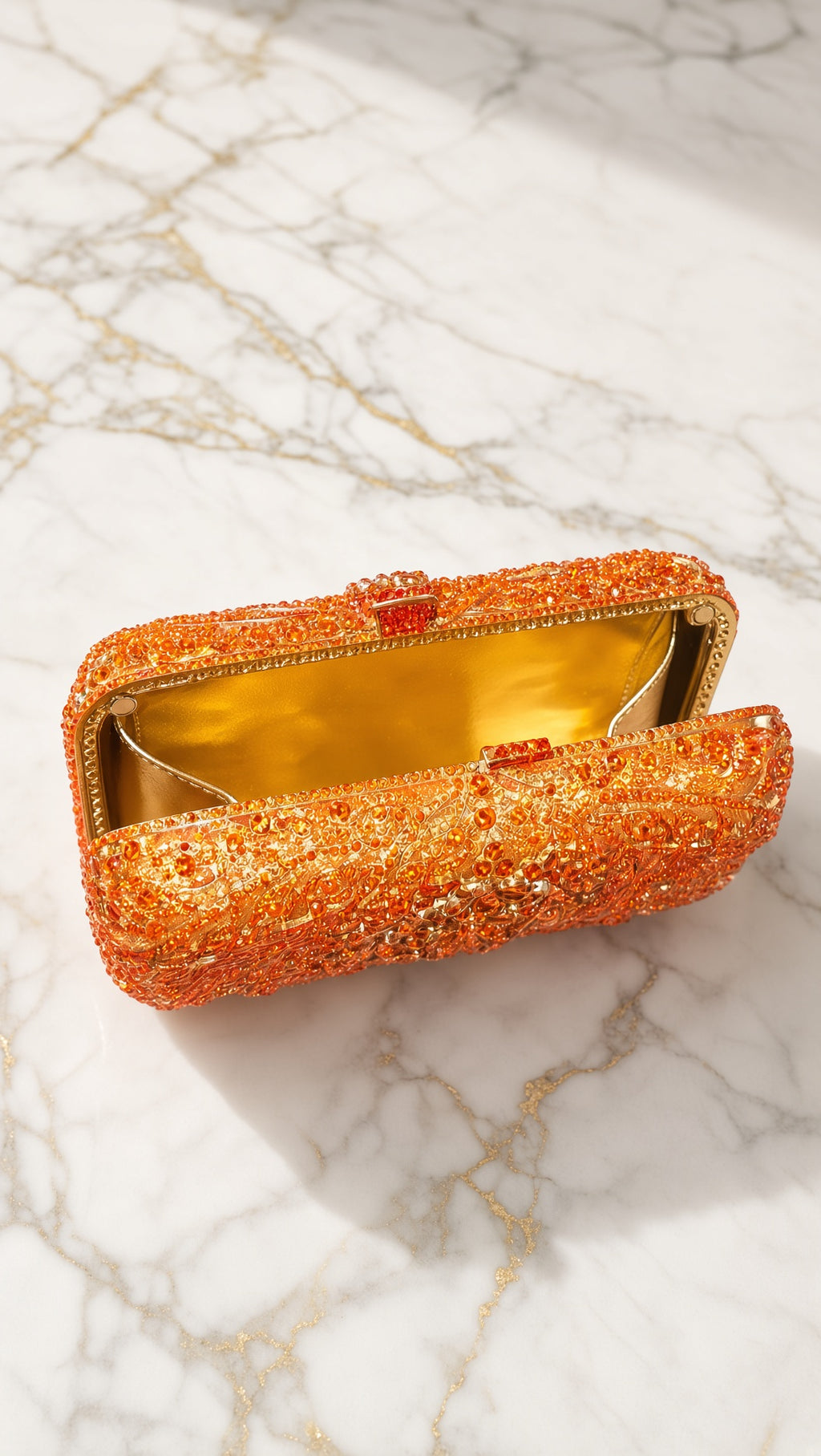 Woman's Rhinestone Clutch Purse