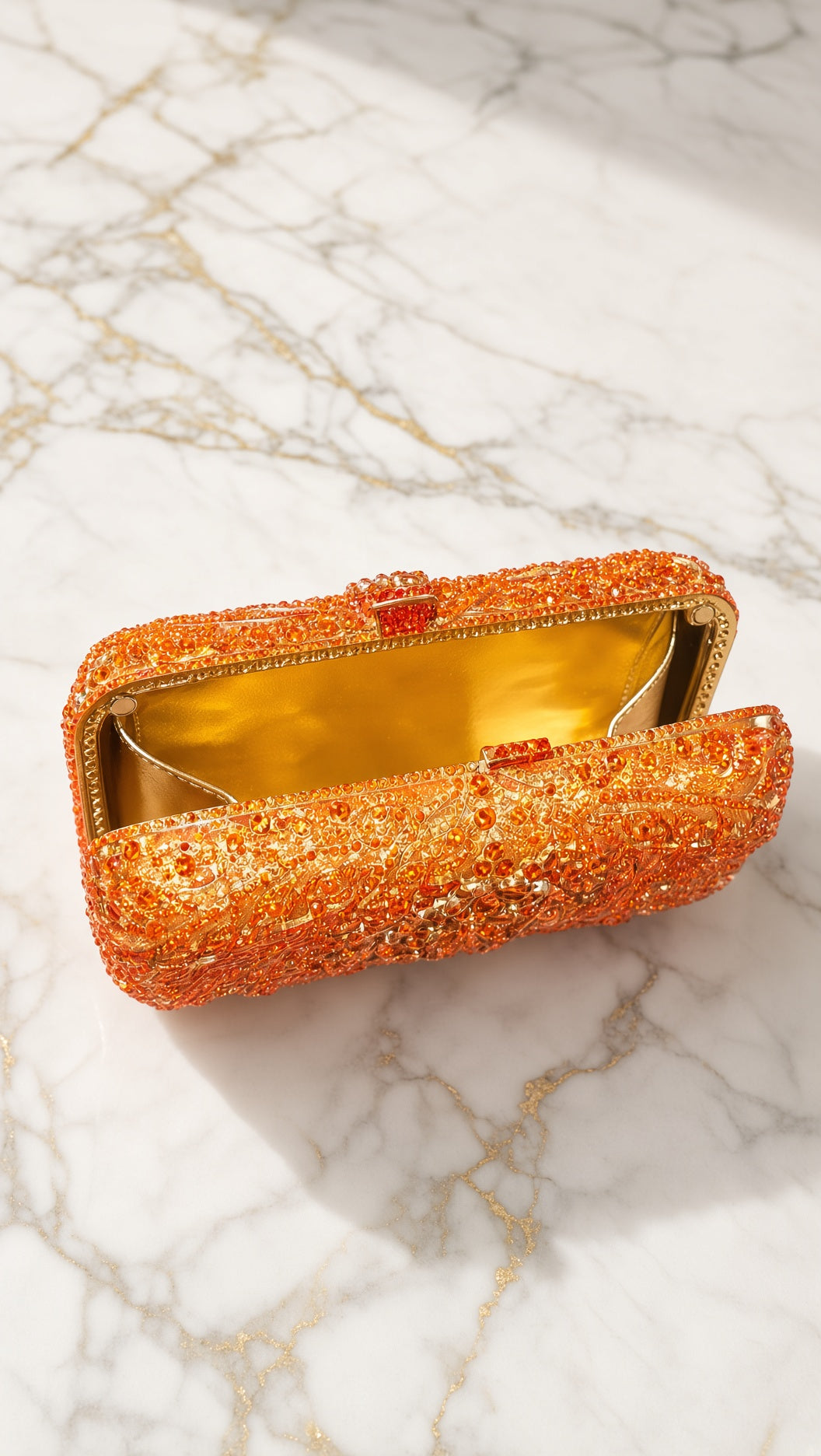 Woman's Rhinestone Clutch Purse