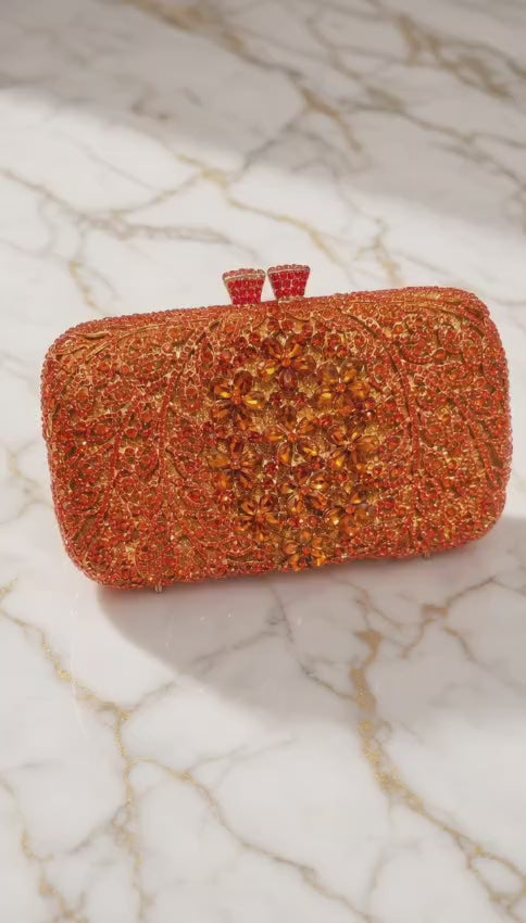 Woman's Rhinestone Clutch Purse